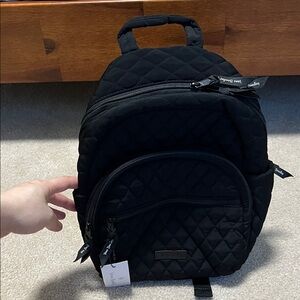 Vera Bradley Black Quilted Backpack